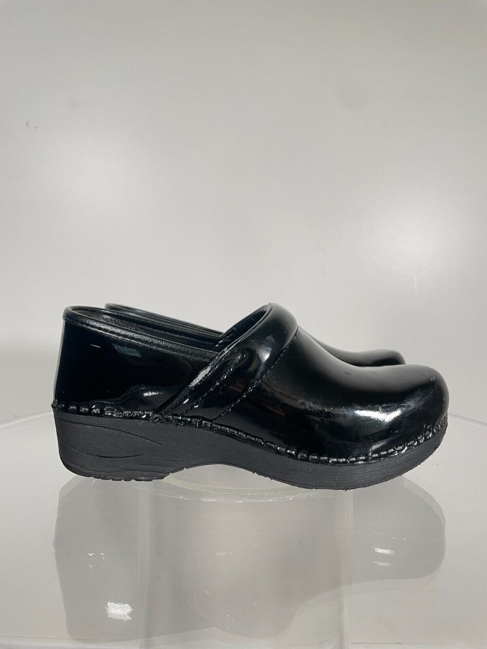 Dansko XP 2.0 Clog Shoe Comfort Professional Nursing Black Patent Women's 37/6.5